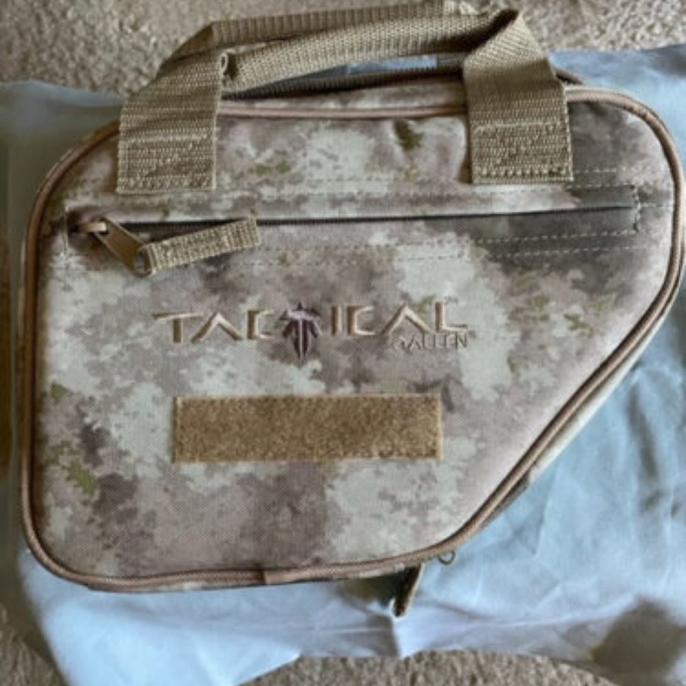 Pistol Cases Tactical (2) Camo Pattern Soft Zipper Pockets